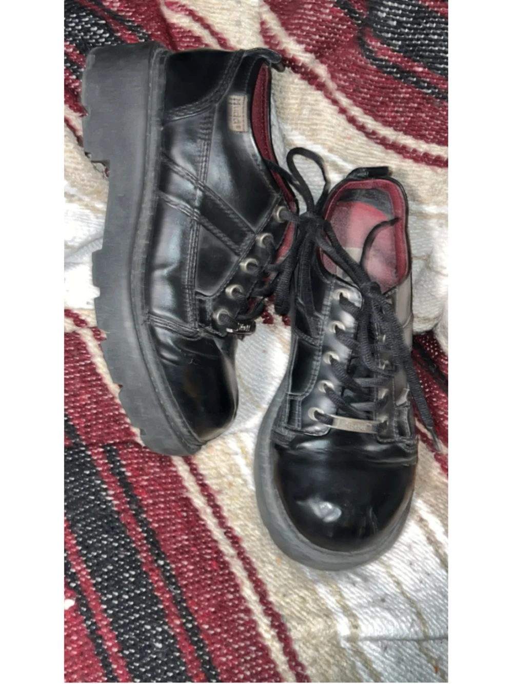Women's Mudd Black Platform Shoes, Size 7